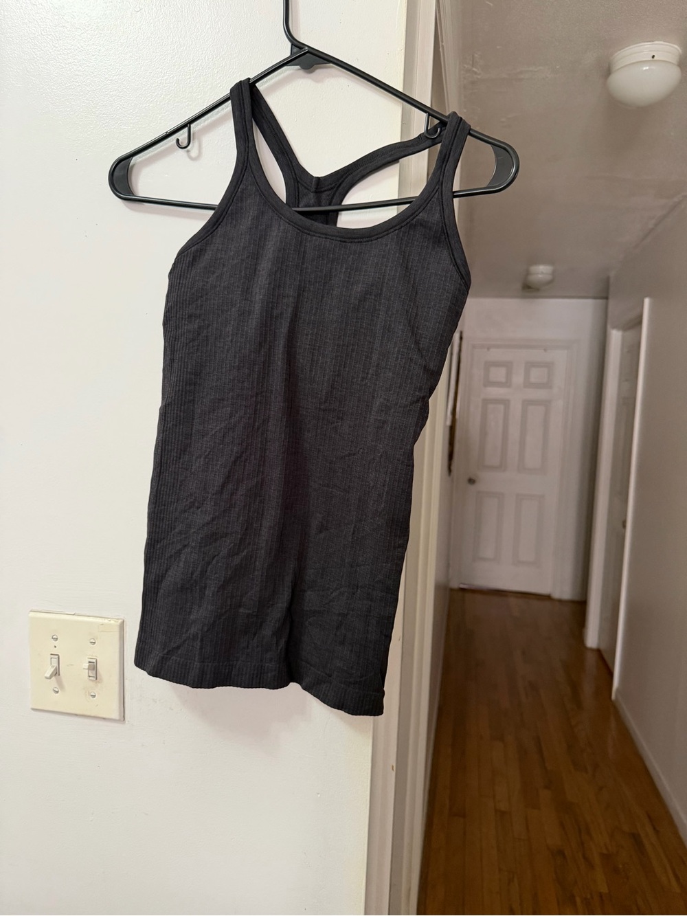 lululemon athletica Black Ribbed Racerback Tank - Picture 2 of 4